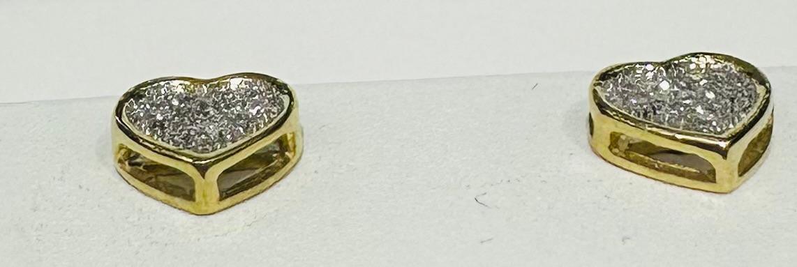 10K NATURAL DIAMOND EARRINGS