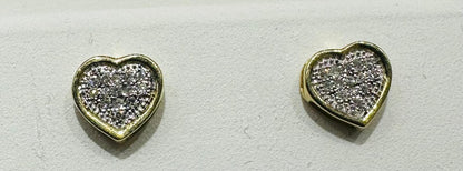 10K NATURAL DIAMOND EARRINGS