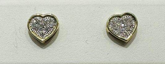 10K NATURAL DIAMOND EARRINGS