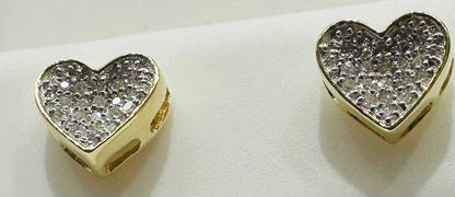 10K NATURAL DIAMOND EARRINGS