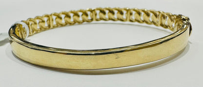 14K GOLD NATURAL DIAMOND BRACELET 1CT