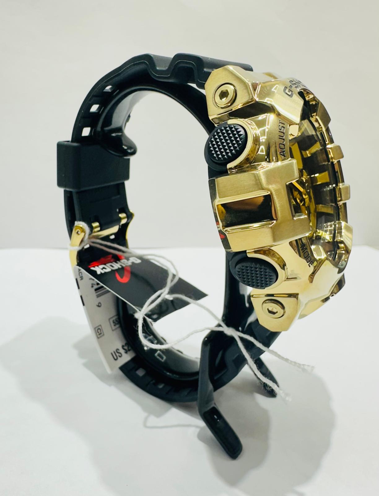 CASIO G-SHOCK GM700G-9A BLACK & GOLD WATCH