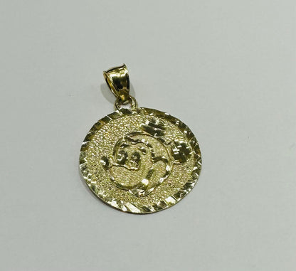 10K GOLD MICKEY MOUSE CHARM, WEIGHT: 2.4gm