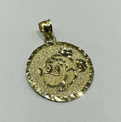 10K GOLD MICKEY MOUSE CHARM, WEIGHT: 2.4gm