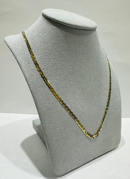 10K GOLD MARINER ANCHOR LINK CHAIN 16" 3.11mm, 3.1gm