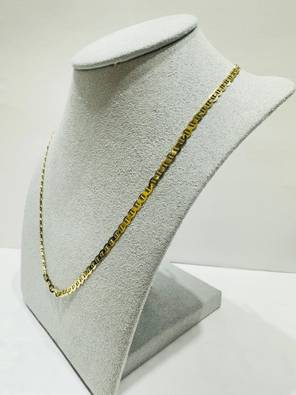 10K GOLD MARINER ANCHOR LINK CHAIN 16" 3.11mm, 3.1gm