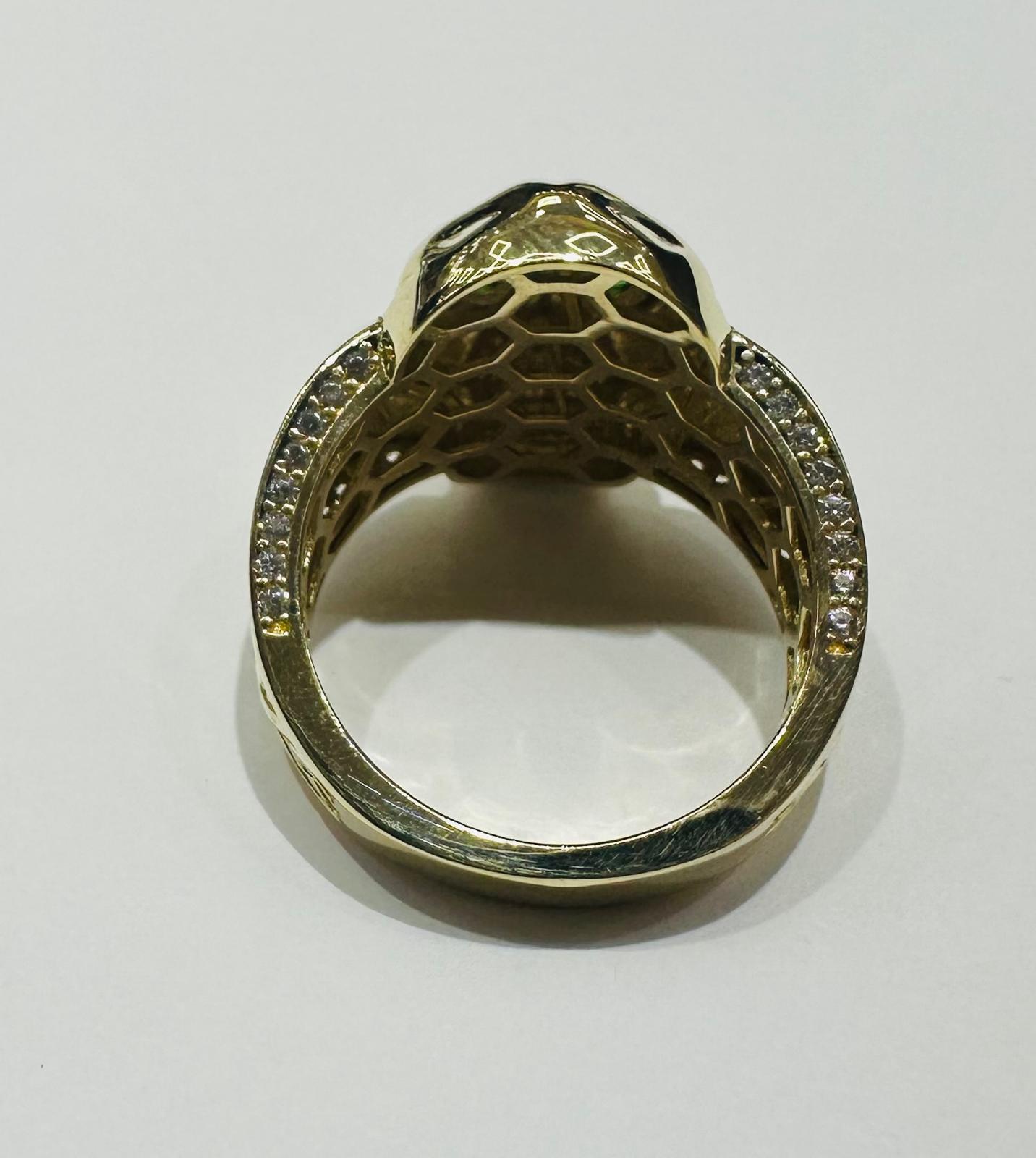10K GOLD SKULL RING, SIZE: ,10  WEIGHT: 6.6gm