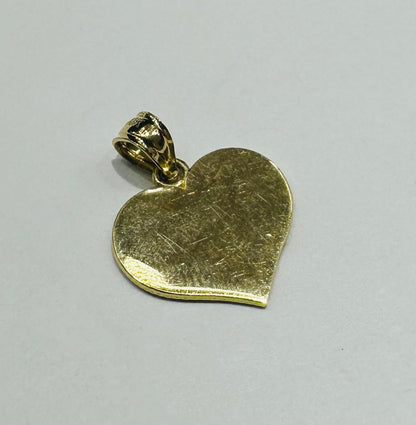 10K GOLD HEART PENDANT