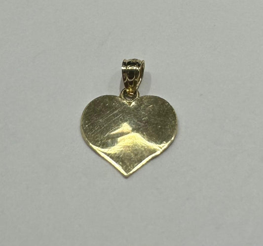 10K GOLD HEART PENDANT