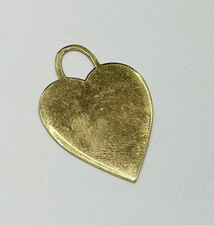 10K GOLD HEART PENDANT