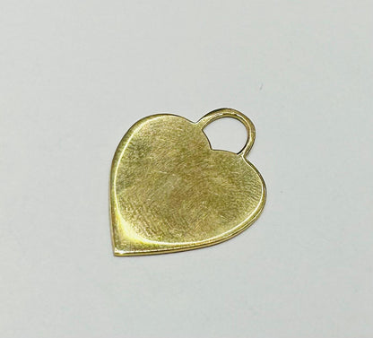 10K GOLD HEART PENDANT
