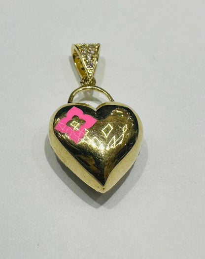 10K GOLD HEART PENDANT