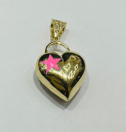 10K GOLD HEART PENDANT