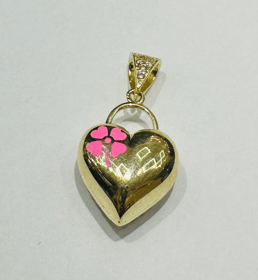 10K GOLD HEART PENDANT