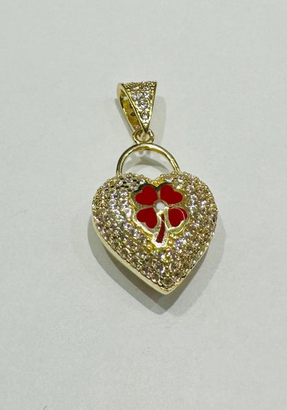 10K GOLD HEART PENDANT