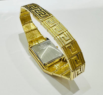 10K GOLD GENEVE CLASSIC GOLD WATCH- WEIGHT: 57.4gm