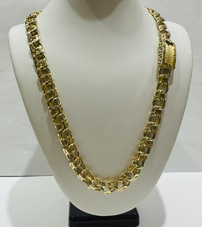 10K GOLD CHINO LINK CHAIN- 20" - 8.30mm, 48.1gm