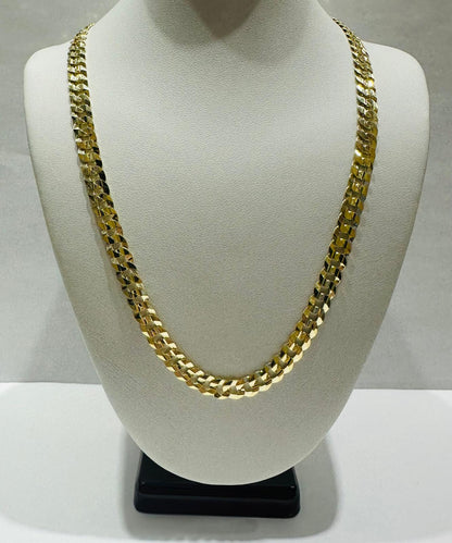 10K GOLD CUBAN LINK CHAIN- 22" - 6.00mm, 18.9gm