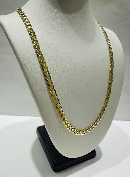 10K GOLD CUBAN LINK CHAIN- 24" - 4.50mm, 12.5gm
