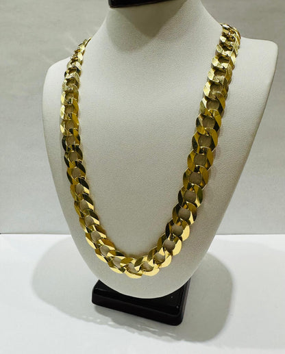 10K GOLD CUBAN LINK CHAIN- 30" - 10.80mm, 80.0gm