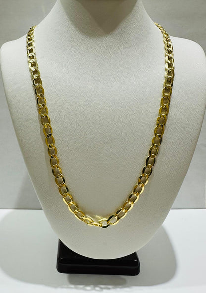 10K GOLD CUBAN LINK CHAIN- 22" - 5.10mm, 9.4gm