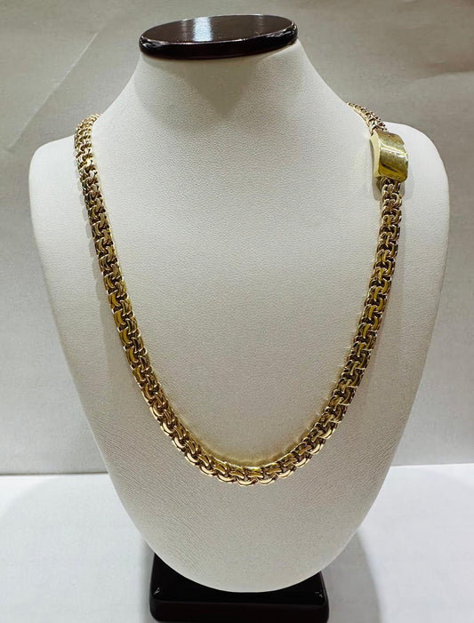 10K GOLD ITALIAN CHINO LINK CHAIN- 22" - 5.50mm, 44.3gm