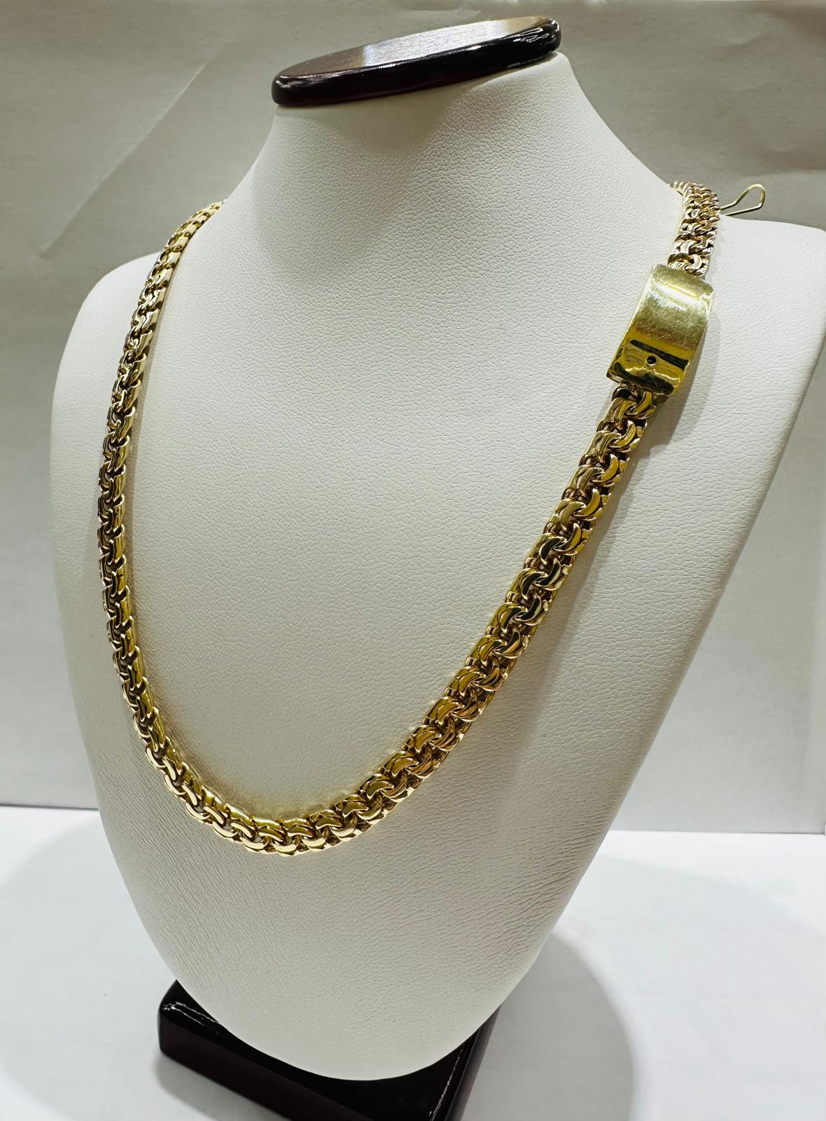10K GOLD ITALIAN CHINO LINK CHAIN- 24" - 5.50mm, 47.5gm