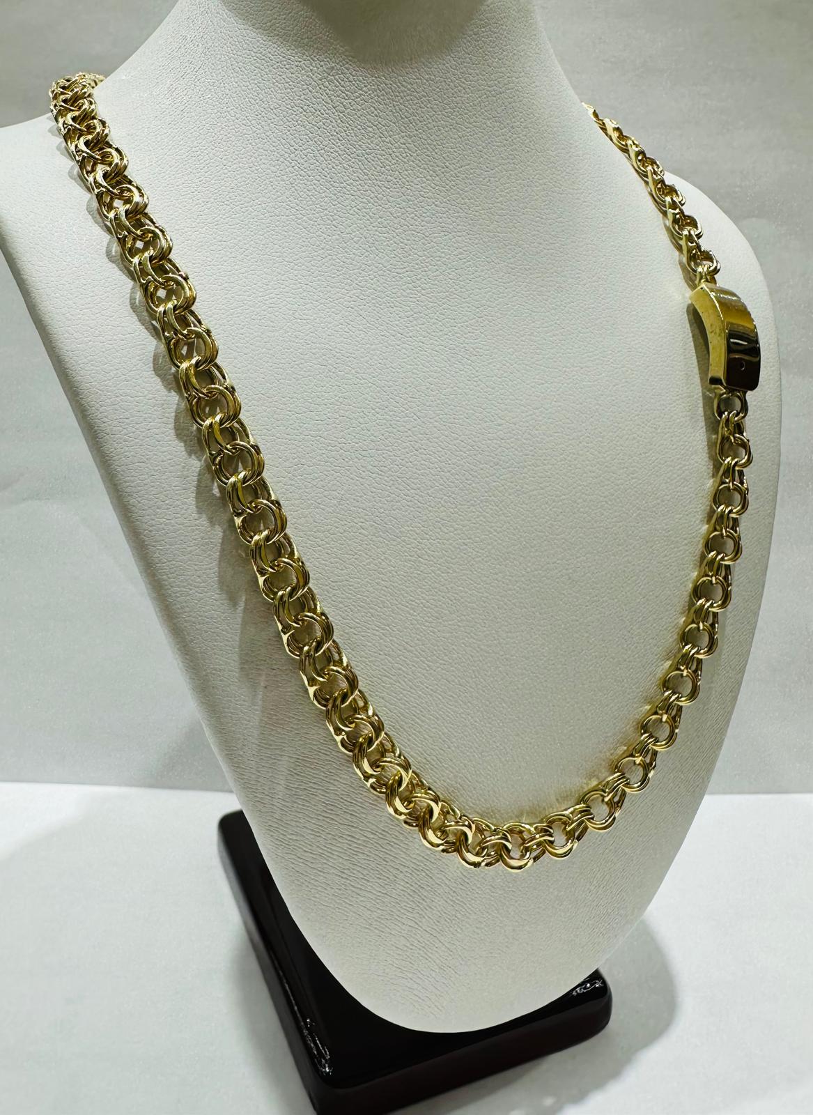 10K GOLD CHINO LINK CHAIN- 24" - 6.00mm, 31.7gm