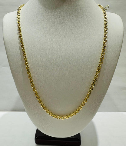 14K GOLD OVAL LINK CHAIN- 24" - 3.10mm, 18.4gm