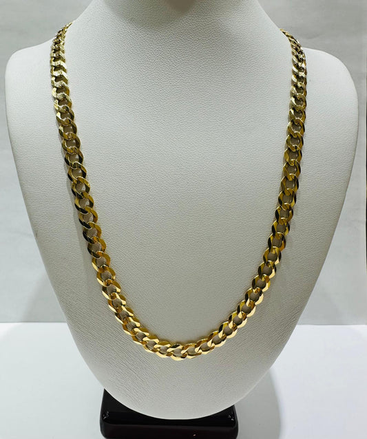 14K GOLD CUBAN LINK CHAIN- 26" - 5.75mm, 25gm