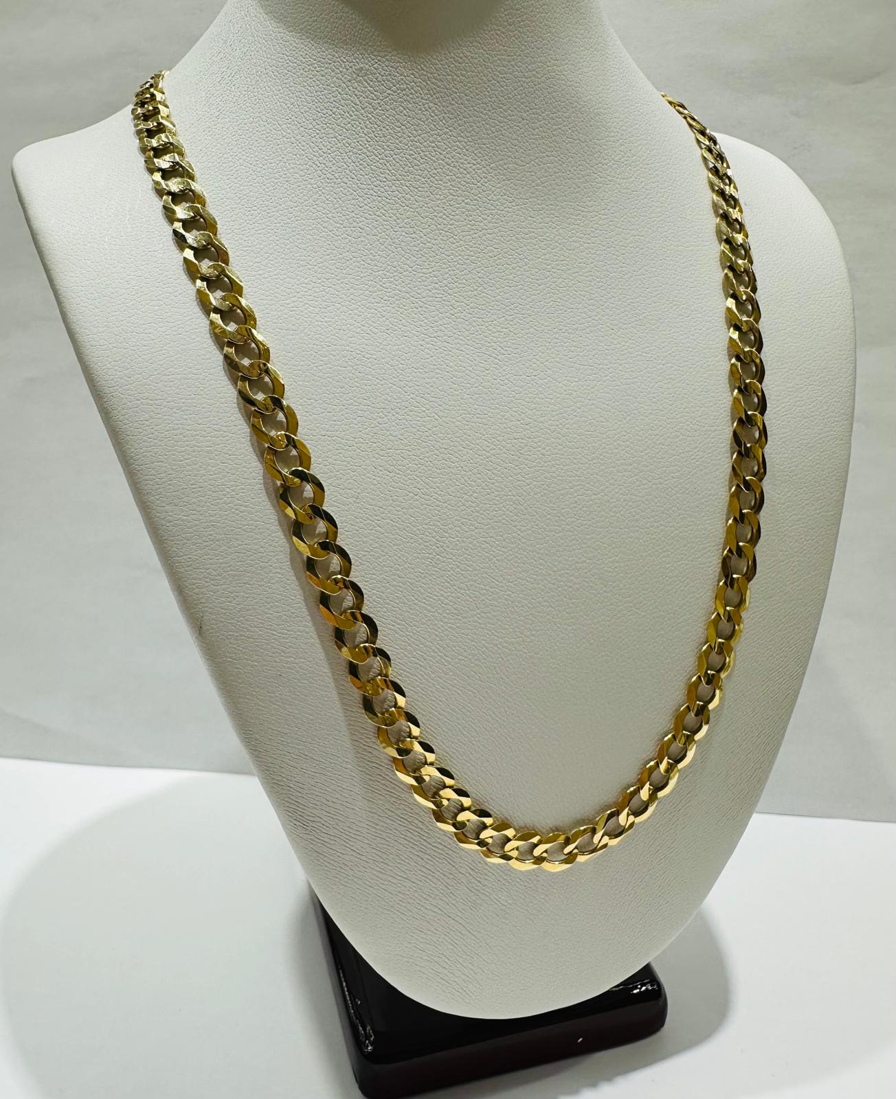 14K GOLD CUBAN LINK CHAIN- 26" - 5.75mm, 25gm