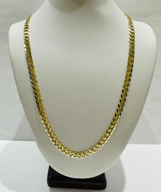 14K GOLD CUBAN LINK CHAIN- 20" - 4.50mm, 12.5gm