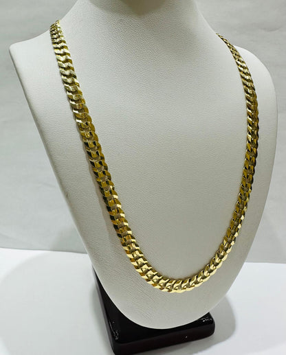 14K GOLD CUBAN LINK CHAIN- 24" - 6.57mm, 29.0gm