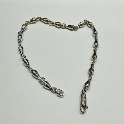 14K GOLD FISHER OF MEN BRACELET  8.0"  3.75mm  10.8gm