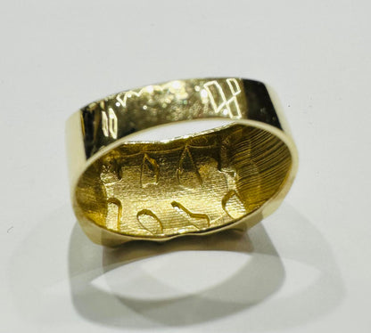 10K GOLD NUGGET RING  Weight: 5.4gm
