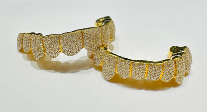 10K GOLD VS1 DIAMOND GRILL- (6 TOP & BOTTOM : $7499) - EASTER SPECIAL( AVAILABLE IN 6PC, 8PC, 10PC, 12PC)