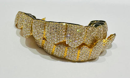 10K GOLD VS1 DIAMOND GRILL- (6 TOP & BOTTOM : $7499) - EASTER SPECIAL( AVAILABLE IN 6PC, 8PC, 10PC, 12PC)