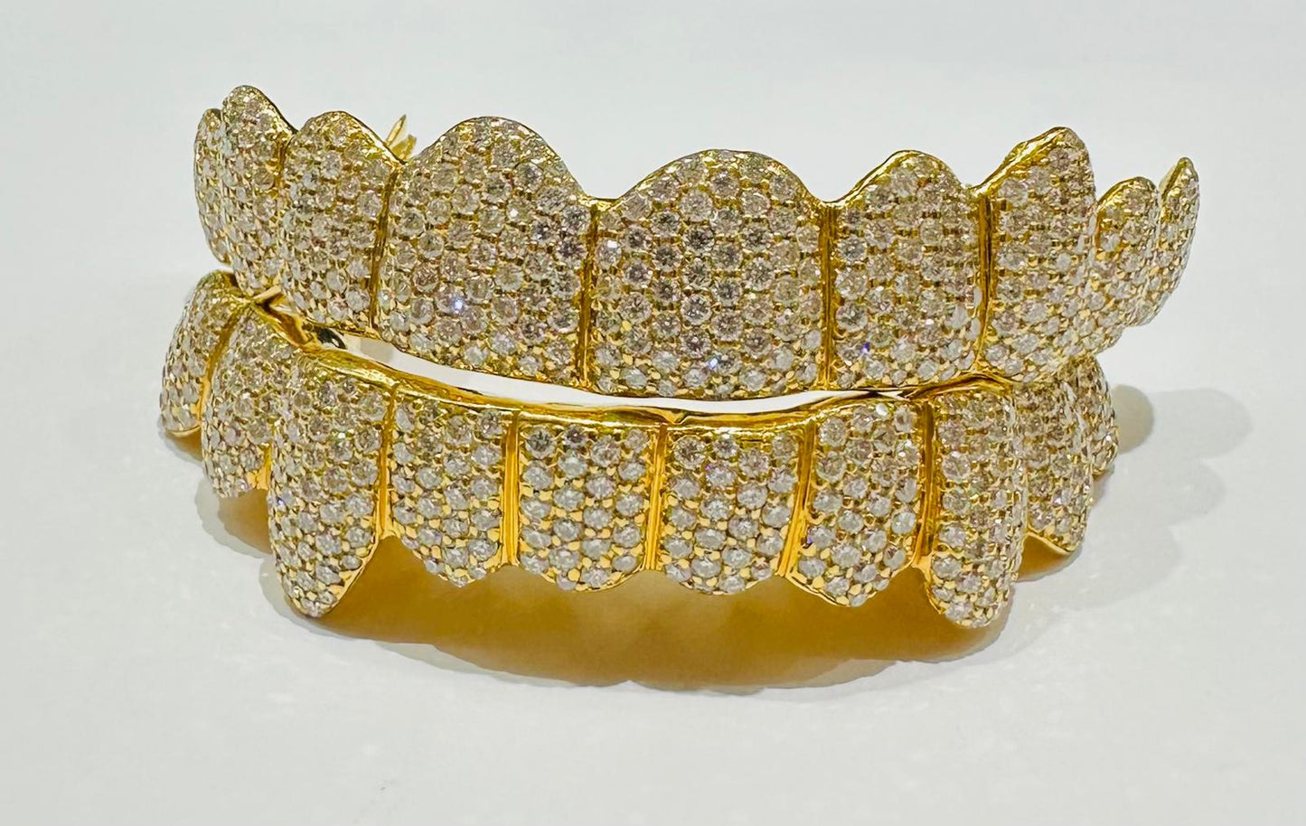 10K GOLD VS1 DIAMOND GRILL- (6 TOP & BOTTOM : $7499) - EASTER SPECIAL( AVAILABLE IN 6PC, 8PC, 10PC, 12PC)