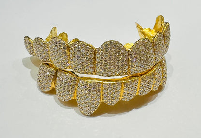 10K GOLD VS1 DIAMOND GRILL- (6 TOP & BOTTOM : $7499) - EASTER SPECIAL( AVAILABLE IN 6PC, 8PC, 10PC, 12PC)