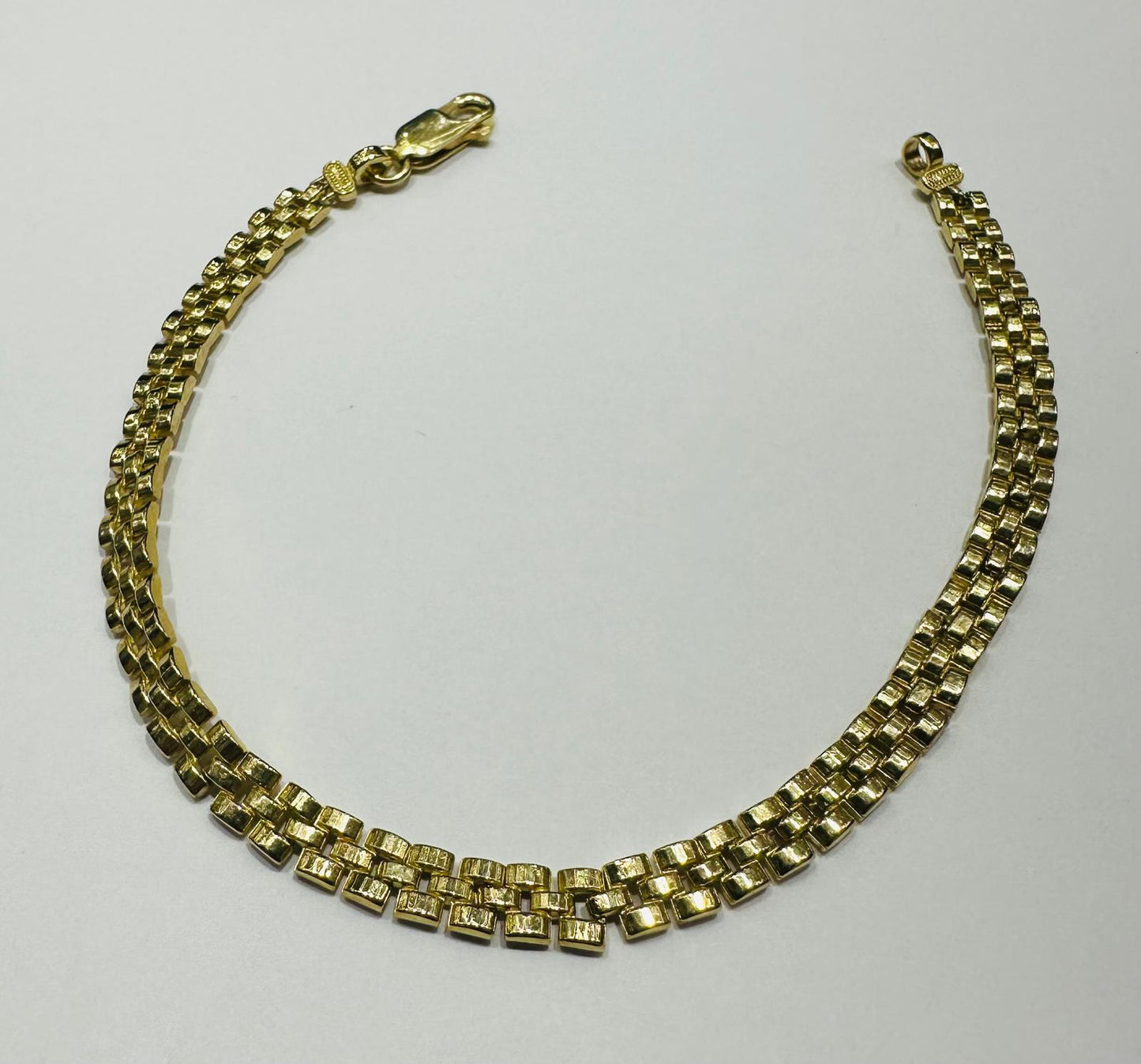 10K GOLD ROLEX BRACELET- WEIGHT: 6.2gm