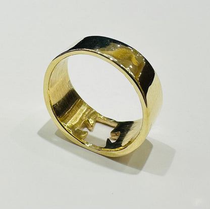 10K GOLD RING- WEIGHT: 5.2gm