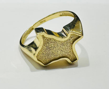 10K GOLD TEXAS RING - WEIGHT: 3.7gm