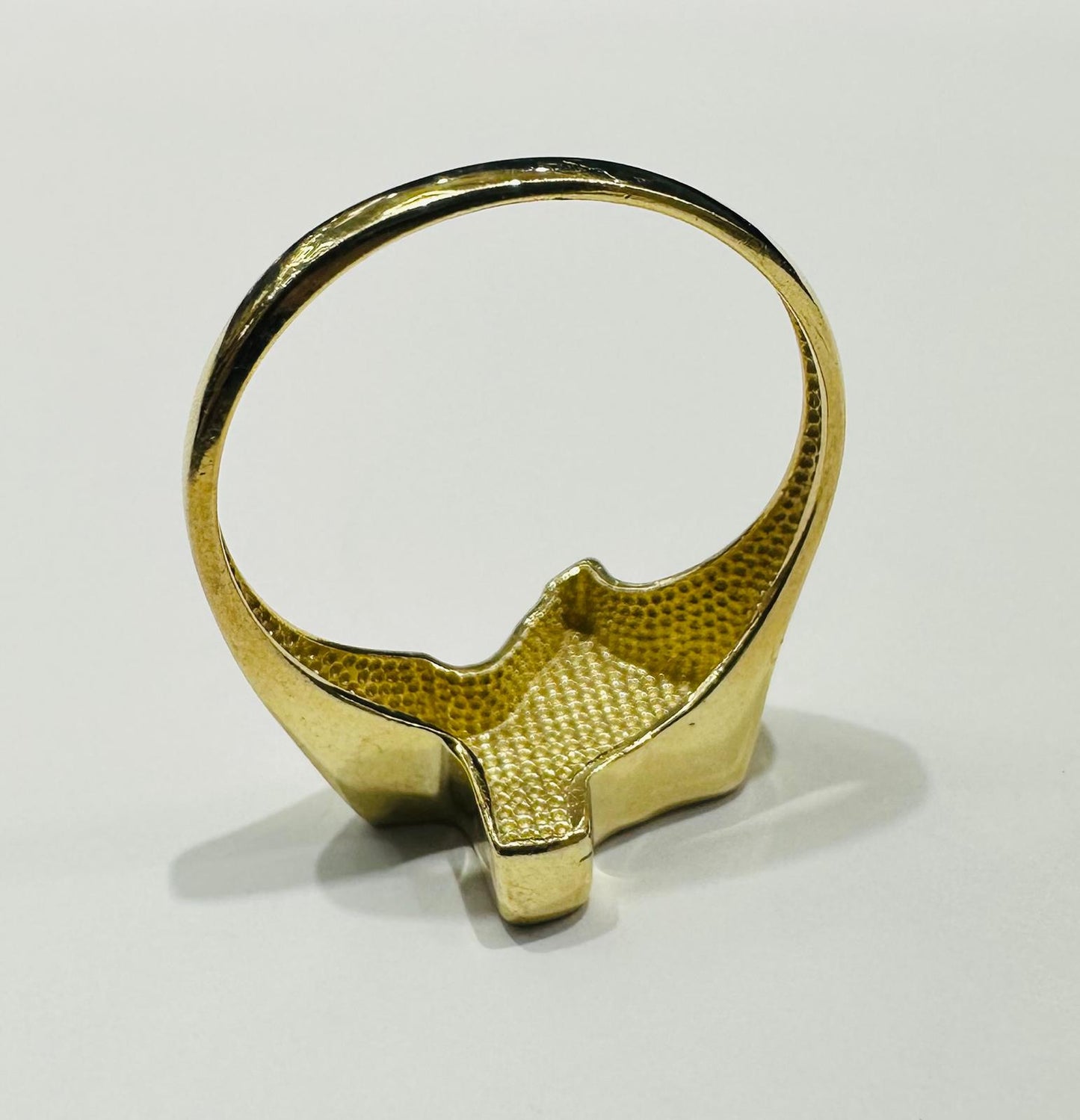 10K GOLD TEXAS RING - WEIGHT: 3.7gm