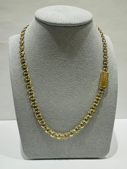 10K GOLD CHINO LINK CHAIN- 16"  5.65mm  18.4gm