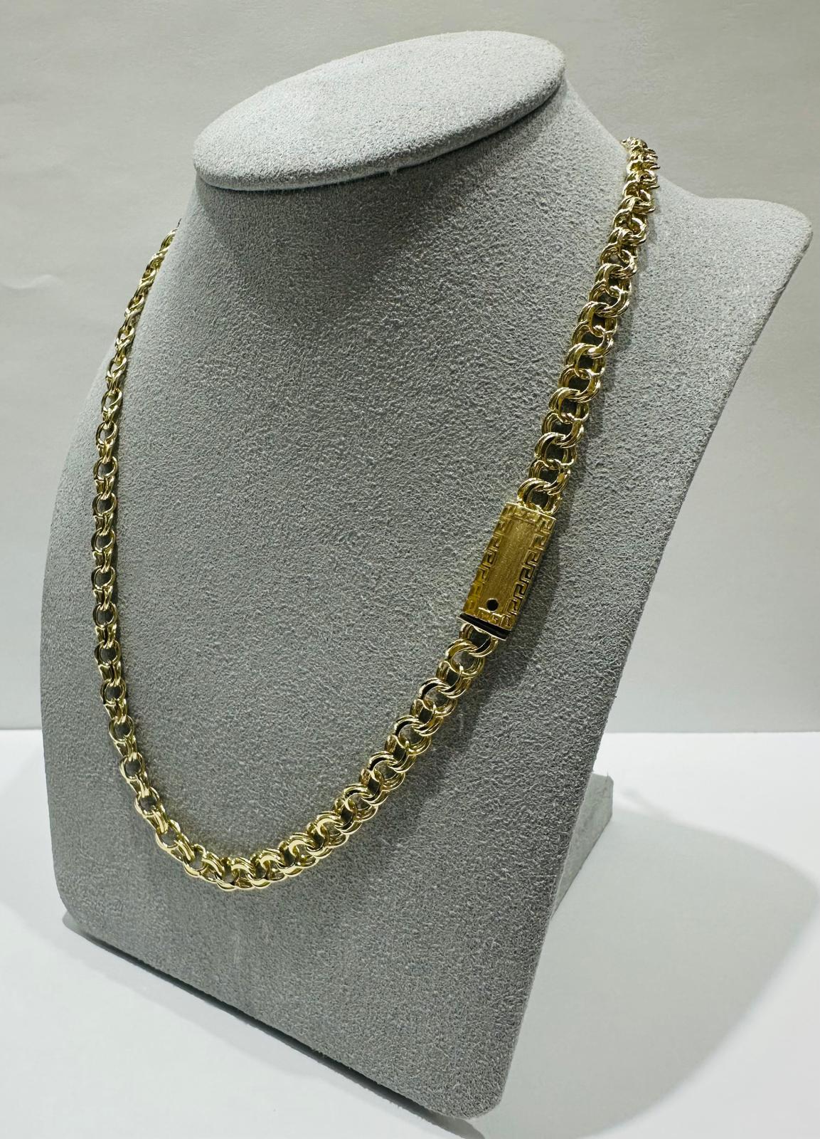 10K GOLD CHINO LINK CHAIN- 16"  5.65mm  18.4gm