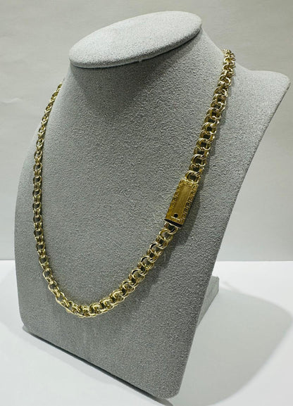 10K GOLD CHINO LINK CHAIN- 16"  5.65mm  18.4gm