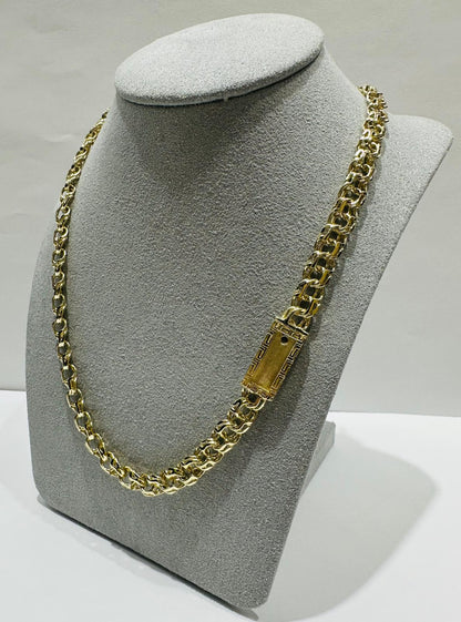 10K GOLD CHINO LINK CHAIN- 18"  6.90mm  31.8gm