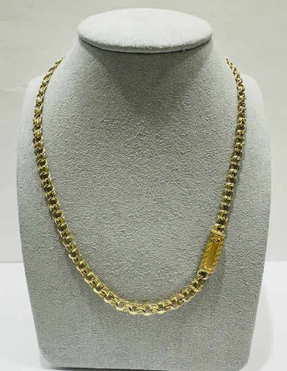 10K GOLD CHINO LINK CHAIN- 20"  4.70mm  15.9gm