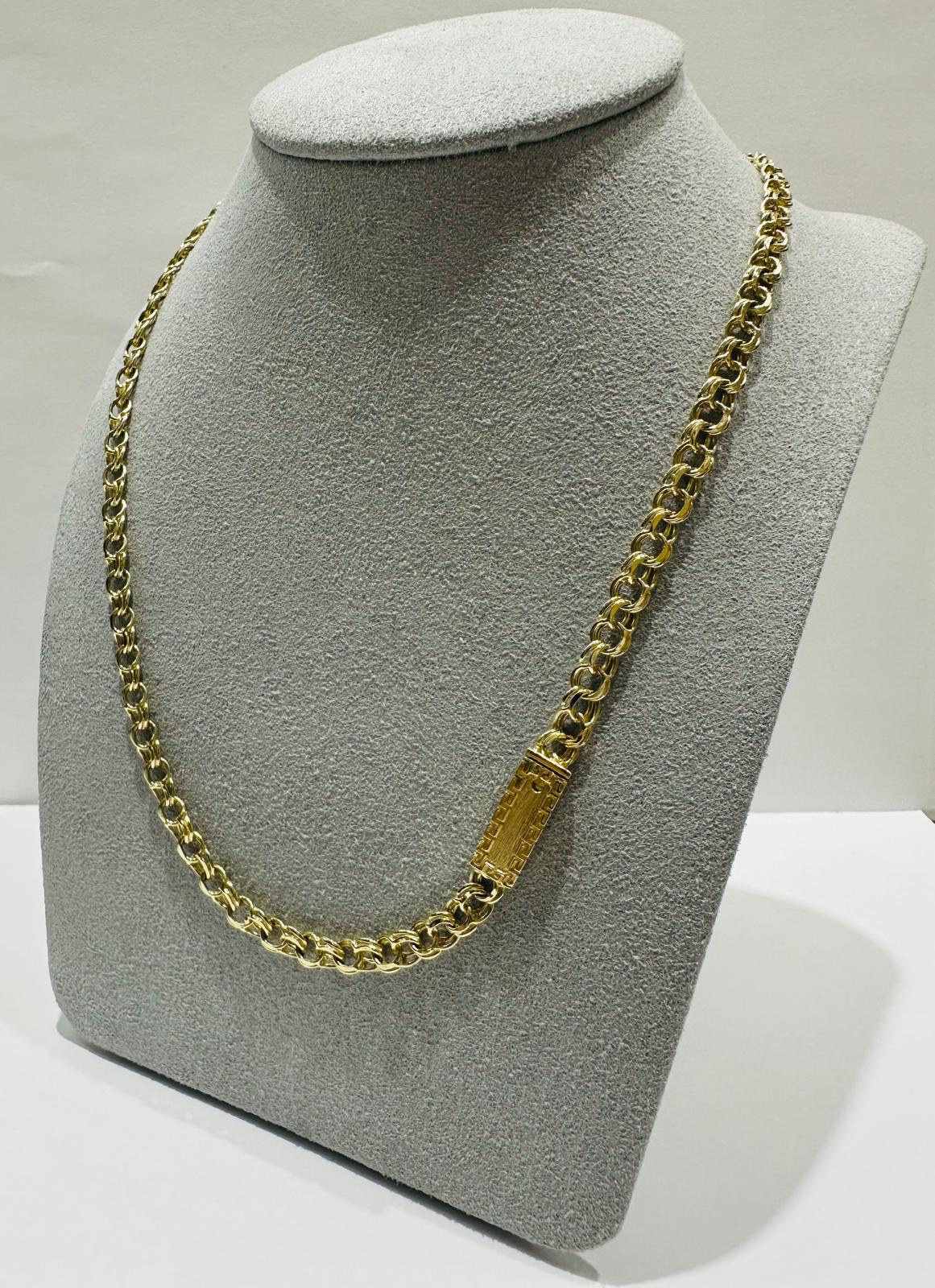 10K GOLD CHINO LINK CHAIN- 20"  4.70mm  15.9gm