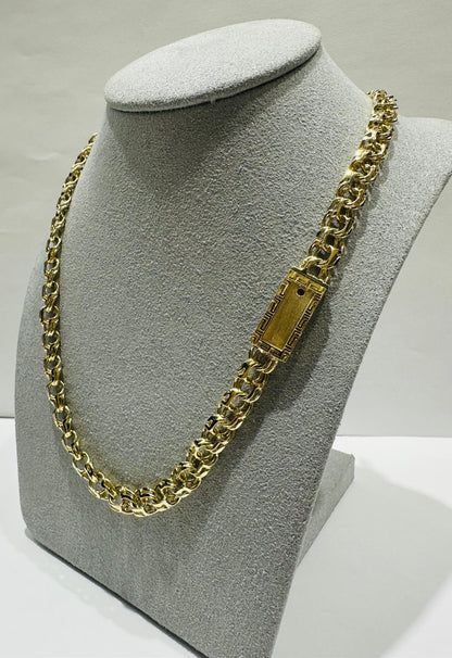 10K GOLD CHINO LINK CHAIN- 20"  6.90mm  36.3gm